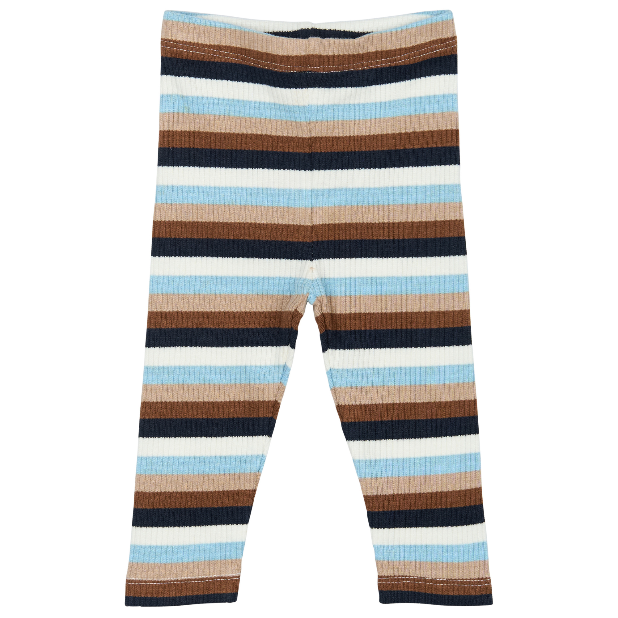 THE NEW Siblings - Park Rib Leggings, TNSB6438 - Powder Blue Striped