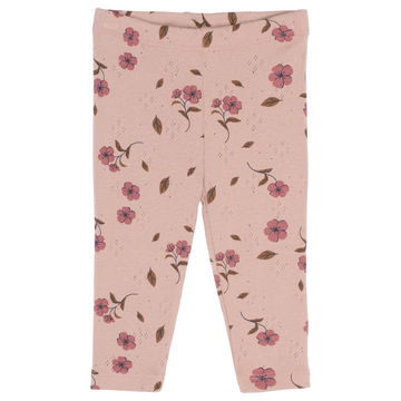 THE NEW Siblings - Picole Pointelle Leggings, TNSB6650 - Adobe Rose AOP