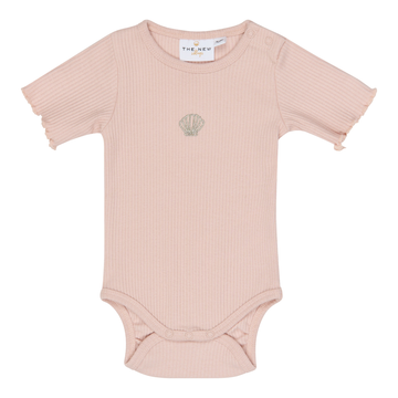 THE NEW Siblings - Tianna SS Rib Body, TNSB7013 - Peach Whip
