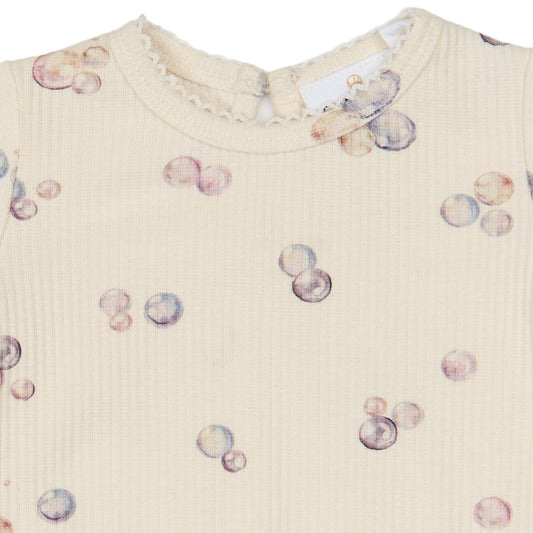 THE NEW Siblings - Tamma SS Rib Jumpsuit, TNSB7019 - Gardenia AOP