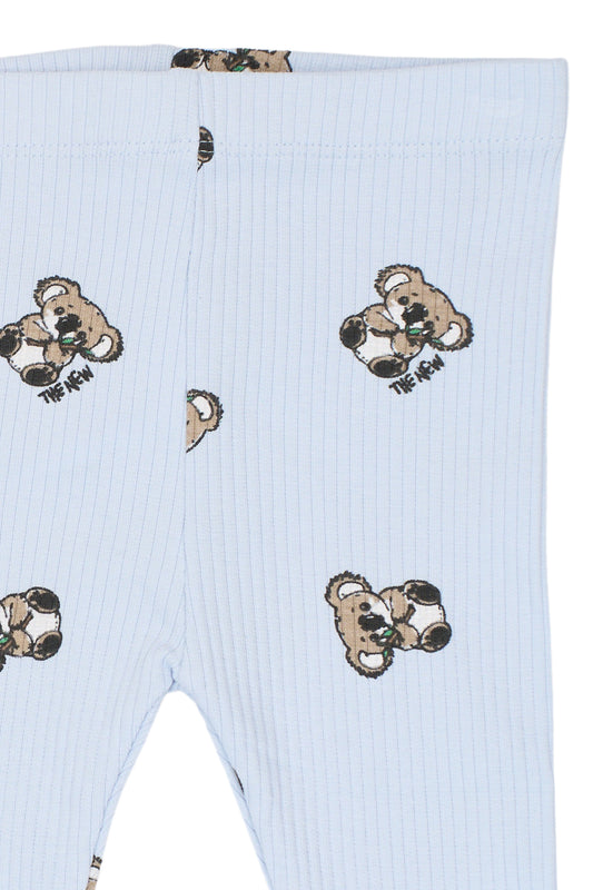 THE NEW Siblings - Topper Rib Leggings, TNSB7043 - Heather AOP