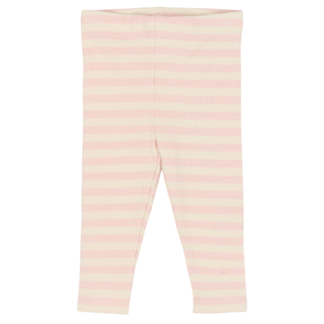 THE NEW Siblings - Fro Rib Leggings, TNSB7049 - Peach Whip Striped