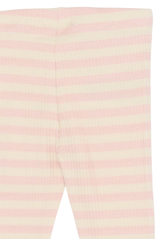 THE NEW Siblings - Fro Rib Leggings, TNSB7049 - Peach Whip Striped