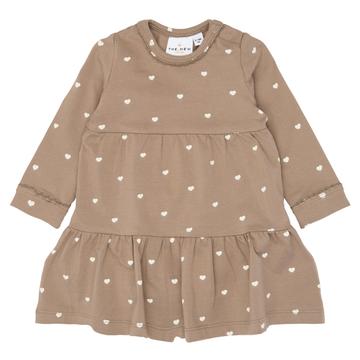 THE NEW Siblings - Nova LS Bodydress, TNSB7255 - Taupe Gray AOP