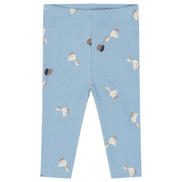THE NEW Siblings - Vito Rib Leggings, TNSB7277 - Ashley Blue AOP