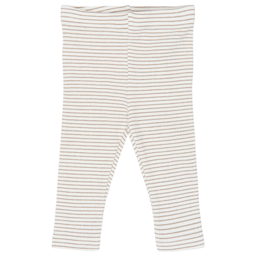 THE NEW Siblings - Vitus Rib Leggings, TNSB7283 - Taupe Gray Striped