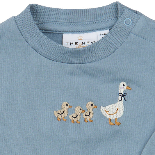 THE NEW Siblings - Varren Sweatshirt, TNSB7304 - Ashley Blue