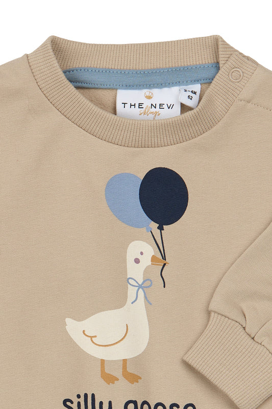 THE NEW Siblings - Vadim Sweatshirt, TNSB7305 - Humus