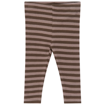 THE NEW Siblings - Fro Rib Leggings, TNSB7414 - Chestnut Striped