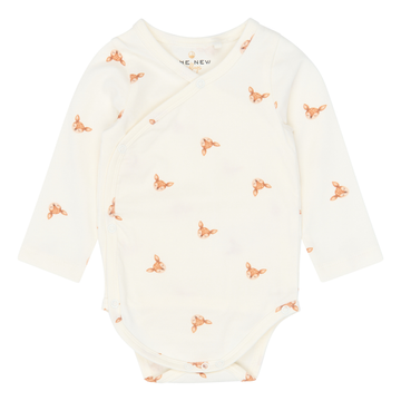 THE NEW Siblings - Yeer LS Wrap Body, TNSB7431 - Gardenia AOP