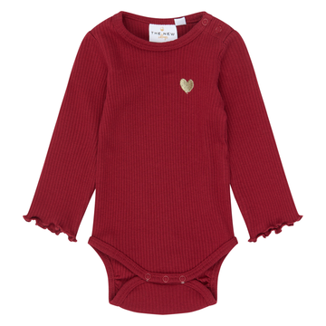 THE NEW Siblings - Yanni LS Rib Body, TNSB7454 - Rio Red