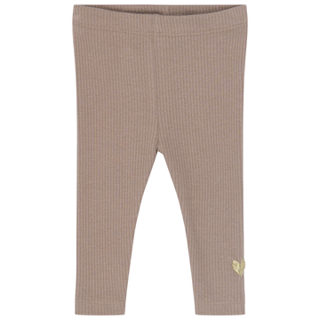 THE NEW Siblings - Yanni Rib Leggings, TNSB7457 - Taupe Gray