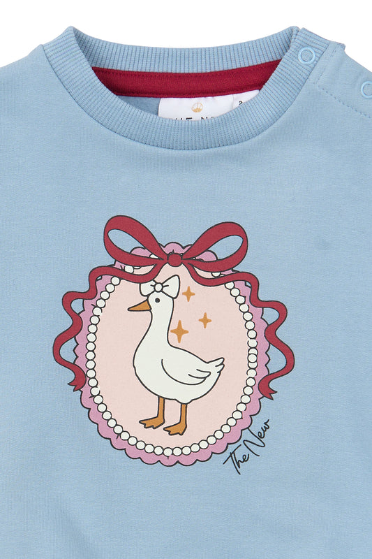 THE NEW Siblings - Yasa Sweatshirt, TNSB7459 - Ashley Blue