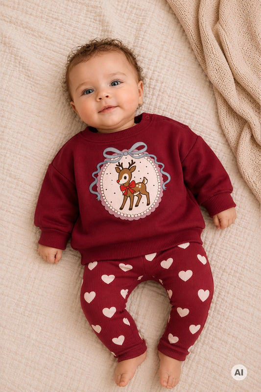 THE NEW Siblings - Yasa Sweatshirt, TNSB7459 - Rio Red
