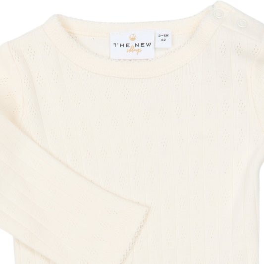 THE NEW Siblings - Ysabelle LS Pointelle Body, TNSB7460 - Gardenia