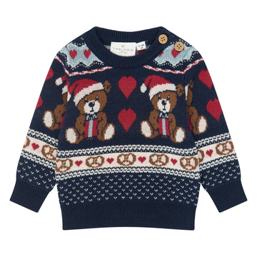 THE NEW Siblings - Holiday Jacquard Pullover, TNSB7568 - Multi Colour