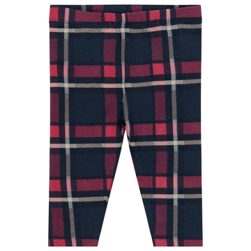 THE NEW Siblings - Holiday Tartan Leggings, TNSB7773 - Navy Blazer Check