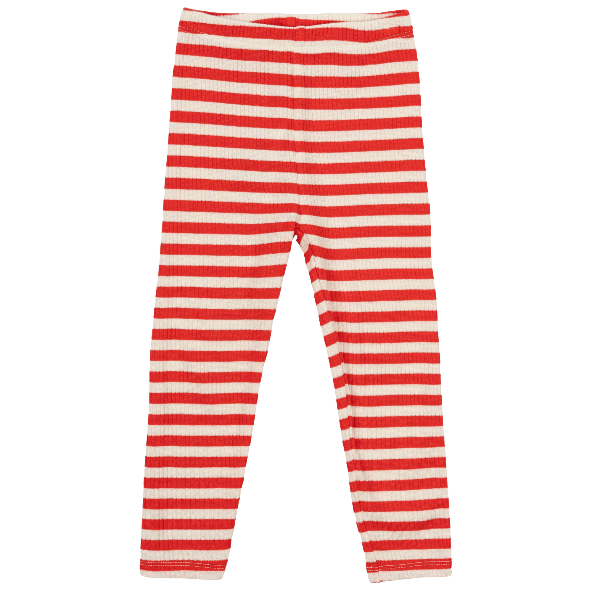 THE NEW Siblings - Fro Uni Rib Leggings, TNST5922 - Poppy Red Striped