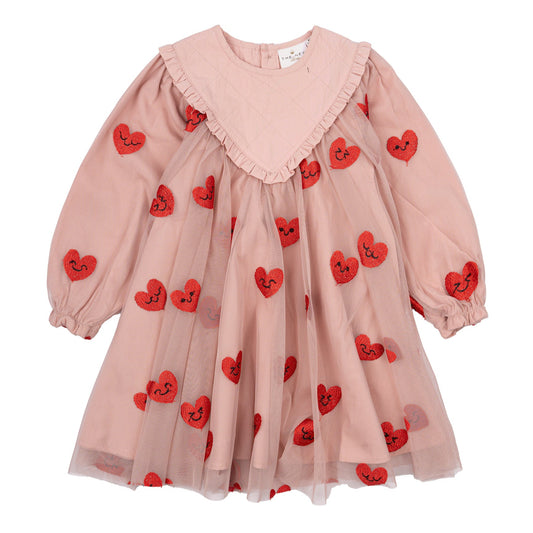 THE NEW Siblings - Nicoline LS Dress, TNST6077 - Adobe Rose EMB