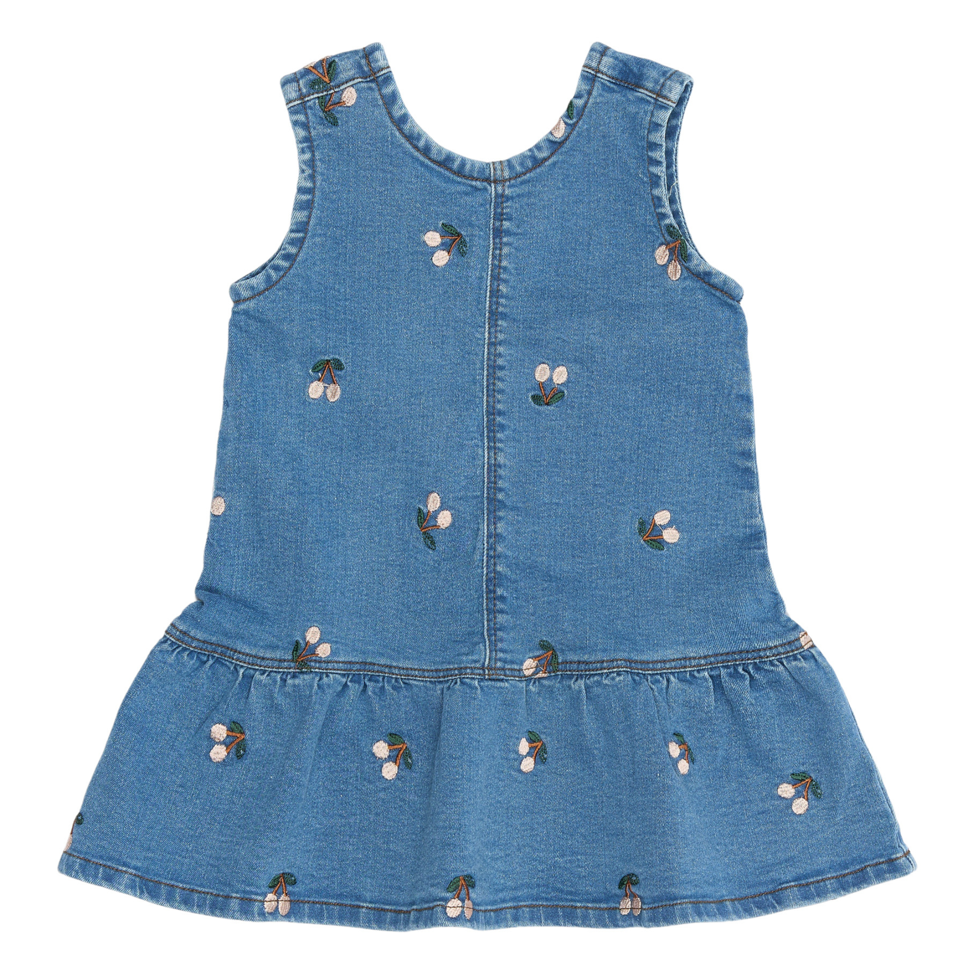 THE NEW Siblings - Ovia SL Denim Dress, TNST6242 - Light Blue Denim EMB
