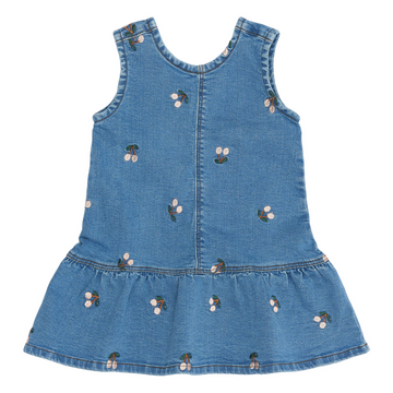 THE NEW Siblings - Ovia SL Denim Dress, TNST6242 - Light Blue Denim EMB