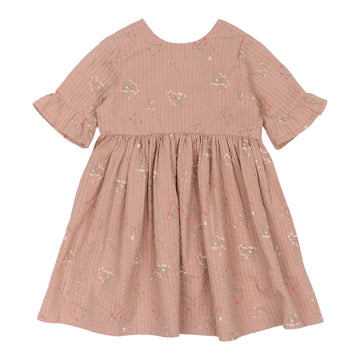 THE NEW Siblings - Oline SS Dress, TNST6250 - Adobe Rose AOP