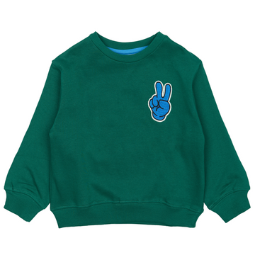 THE NEW Siblings - Phineas OS Sweatshirt, TNST6367 - Alpine Green