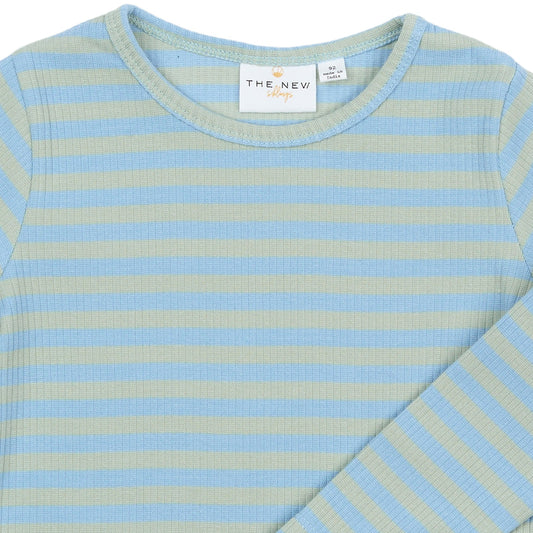THE NEW Siblings - Fro LS Rib Tee, TNST6672 - Forever Blue Striped