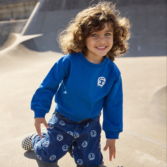THE NEW Siblings - Samson OS Sweatshirt, TNST6772 - True Blue