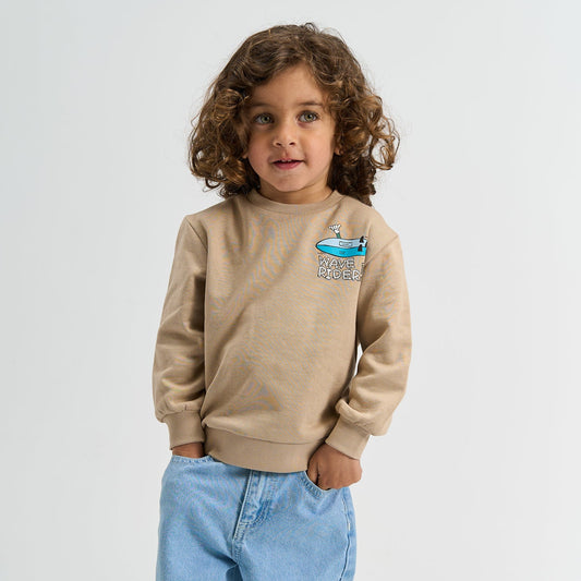 THE NEW Siblings - Sigmond Sweatshirt, TNST6806 - Humus