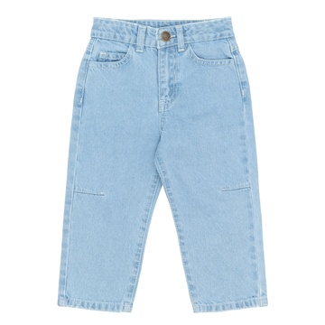 THE NEW Siblings - Silvio Barrel Fit Jeans, TNST6821 - Light Blue Denim