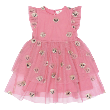 THE NEW Siblings - Tulle SL Dress, TNST6935 - Cashmere Rose EMB