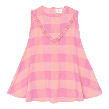 THE NEW Siblings - Tassie SL Dress, TNST6951 - Cashmere Rose Checked