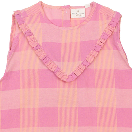 THE NEW Siblings - Tassie SL Dress, TNST6951 - Cashmere Rose Checked