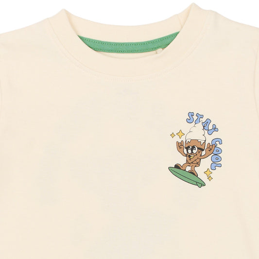 THE NEW Siblings - Tab SS Tee, TNST6984 - Gardenia