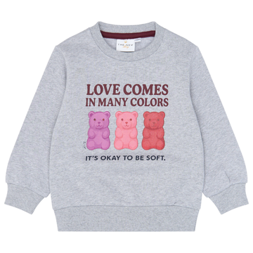 THE NEW Siblings - Vinna Sweatshirt, TNST7099 - Light Grey Melange