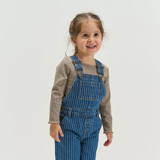 THE NEW Siblings - Vernata LS Rib Tee, TNST7146 - Taupe Gray