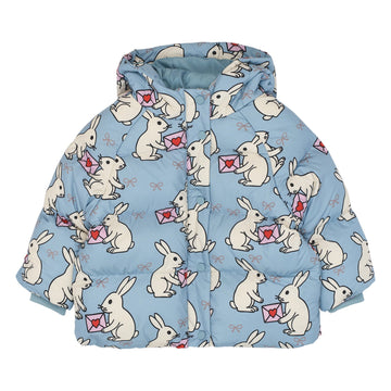 THE NEW Siblings - Umma Puffer Jacket, TNST7161 - Ashley Blue AOP