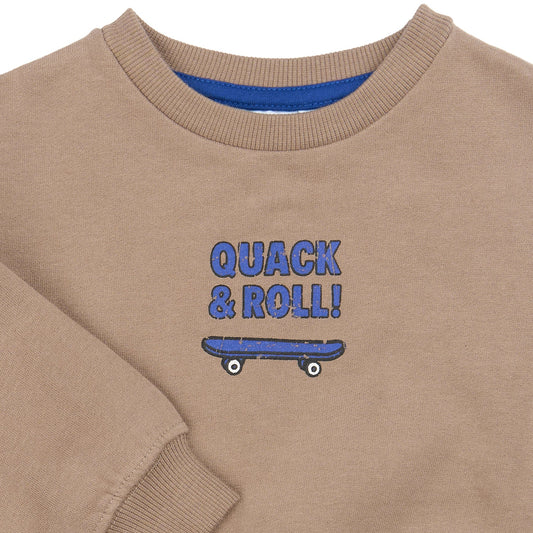 THE NEW Siblings - Valino OS Sweatshirt, TNST7207 - Taupe Gray
