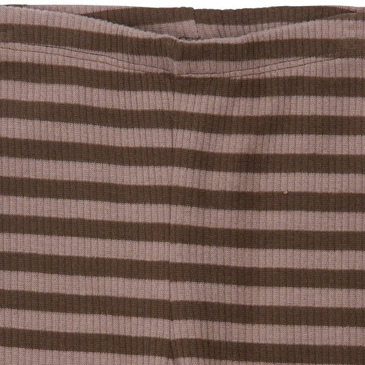 THE NEW Siblings - Fro Rib Leggings, TNST7374 - Chestnut Striped