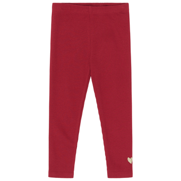 THE NEW Siblings - Yania Rib Leggings, TNST7465 - Rio Red