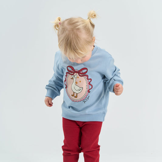 THE NEW Siblings - Yasmina Sweatshirt, TNST7468 - Ashley Blue