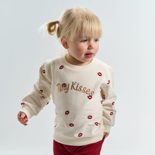 THE NEW Siblings - Ysolde Sweatshirt, TNST7472 - Gardenia AOP
