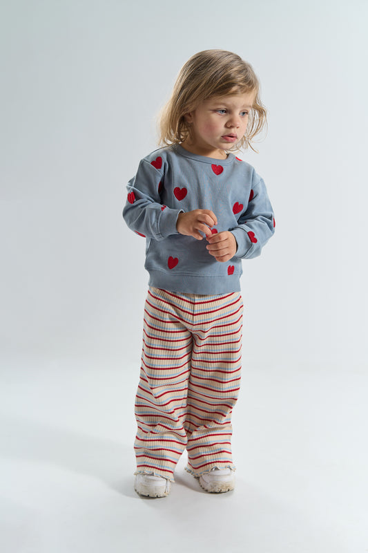 THE NEW Siblings - Yoi Wide Rib Pants, TNST7478 - Multi Colour
