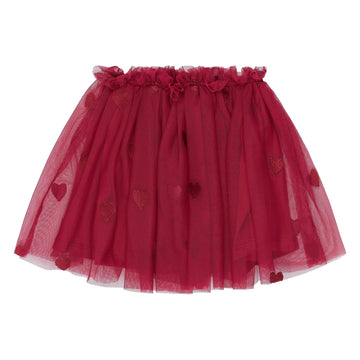 THE NEW Siblings - Yna Mesh Skirt, TNST7484 - Rio Red