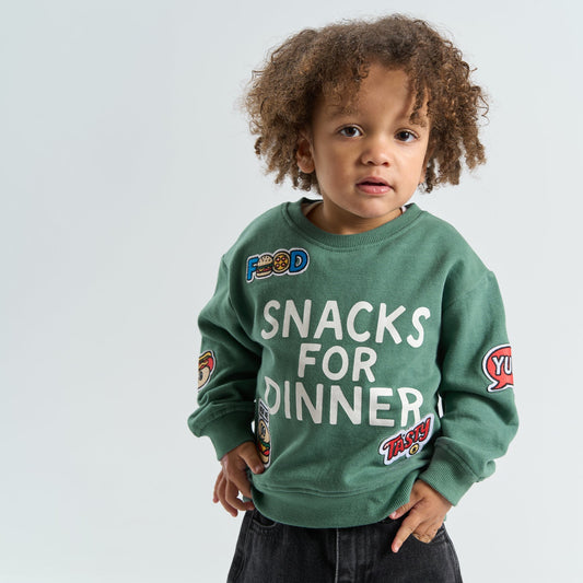 THE NEW Siblings - Young OS Sweatshirt, TNST7533 - North Atlantic