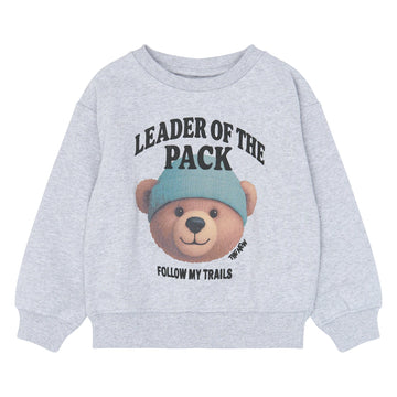 THE NEW Siblings - Yvan OS Sweatshirt, TNST7543 - Light Grey Melange