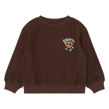 THE NEW Siblings - Yannick OS Sweatshirt, TNST7547 - Chestnut
