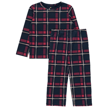 THE NEW Siblings - Holiday Tartan Night Set, TNST7771 - Navy Blazer Check