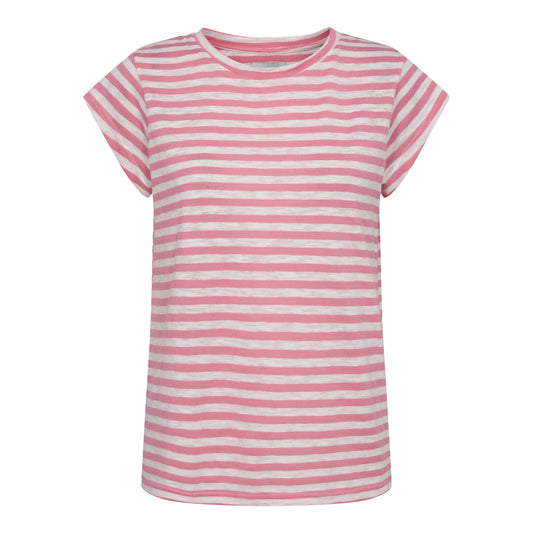 Liberté - Ulla Stripe SS T-shirt, 21668 - Barbie Pink White Stripe